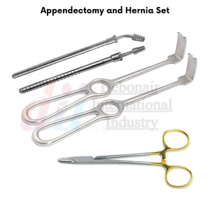 ชุดผ่าตัดไส้ติ่งสเตนเลสสตีล38ชิ้นแบบใช้ซ้ำได้เครื่องมือผ่าตัดทั่วไป - Product Image 4