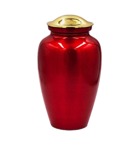 Suministros funerarios con acabado de esmalte rojo, urnas de cremación, Mini urnas de recuerdo para cenizas humanas de mascotas, urna funeraria, proveedor a granel - Product Image 5