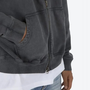 2025 sweats unisexes personnalisables sweat à capuche sérigraphié à motif solide pour hommes fabriqué par sweat à capuche de vêtements personnalisés - Product Image 5