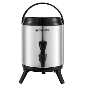 Commercial <b>Beverage</b> <b>Dispenser</b> - 10 Litres - Insulated - Stainless steel - Product Image 4