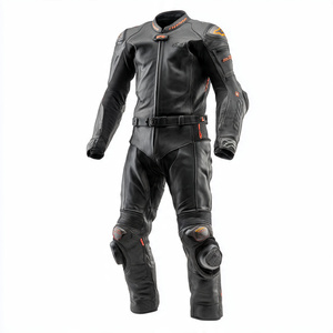 Traje de carreras de cuero para hombre, chaqueta de cuero para pantalones PU, conjunto de motociclista, traje de cuero para hombre - Product Image 5