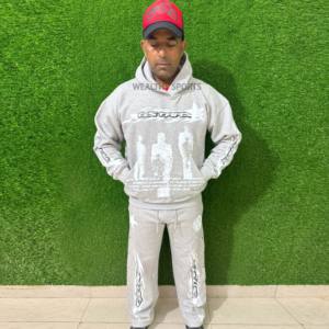 Nouveau Survêtement Homme Automne 2026 à Capuche Uni, Taille Élastique, Imprimé par Transfert Thermique, Séchage Rapide, 100% Coton, pour le Jogging – En Promotion - Product Image 3