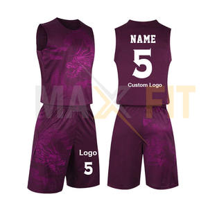 Ropa deportiva personalizada Diseño único personalizado Conjunto de uniforme de baloncesto para hombres por MAXFIT ENTERPRISES - Product Image 2