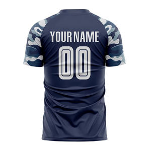 Maillot de football personnalisé pour hommes 2026 en gros, 100 % polyester, léger, respirant, séchage rapide, nom d'équipe personnalisé, OEM - Product Image 2