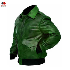 Chaqueta de Cuero Premium para Hombre, Color Sólido, Marca Personalizada, Diseño Único, Tallas Grandes, OEM, ODM - Product Image 6