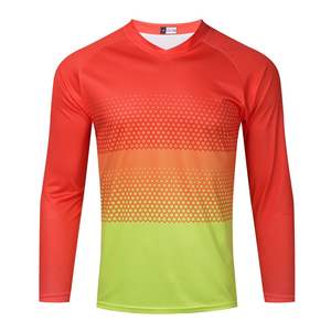 เสื้อตกปลาพิมพ์ลาย V nekc UPF 50 + ป้องกันแสงแดดแขนยาวระบายอากาศได้ดีโพลีเอสเตอร์100% ทึบออกแบบระเหิดยาว - Product Image 5