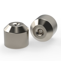 Magnet Neodymium Permanen N30 N33 N35 N52 Bentuk Bulat Silinder Kuat Kait Magnetik Kustom