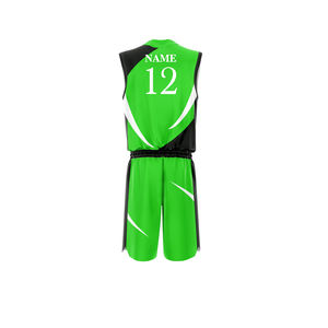 Conjunto completo de uniformes de baloncesto, diseñe sus propios uniformes de baloncesto, fabricante personalizado, ropa de baloncesto hecha en Pakistán - Product Image 3