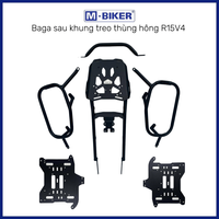 Support de fixation latéral MBiker R15 V4 pour porte-bagages arrière de moto, pour un rangement pratique et des sacoches efficaces