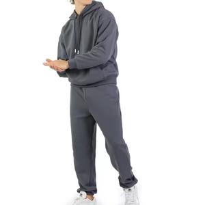 Conjunto de Sudadera y Pantalones Deportivos de Diseño para Hombre, Algodón Grueso de Alta Calidad, Chándal Personalizado con Logotipo, Chándal Unisex Personalizado - Product Image 2