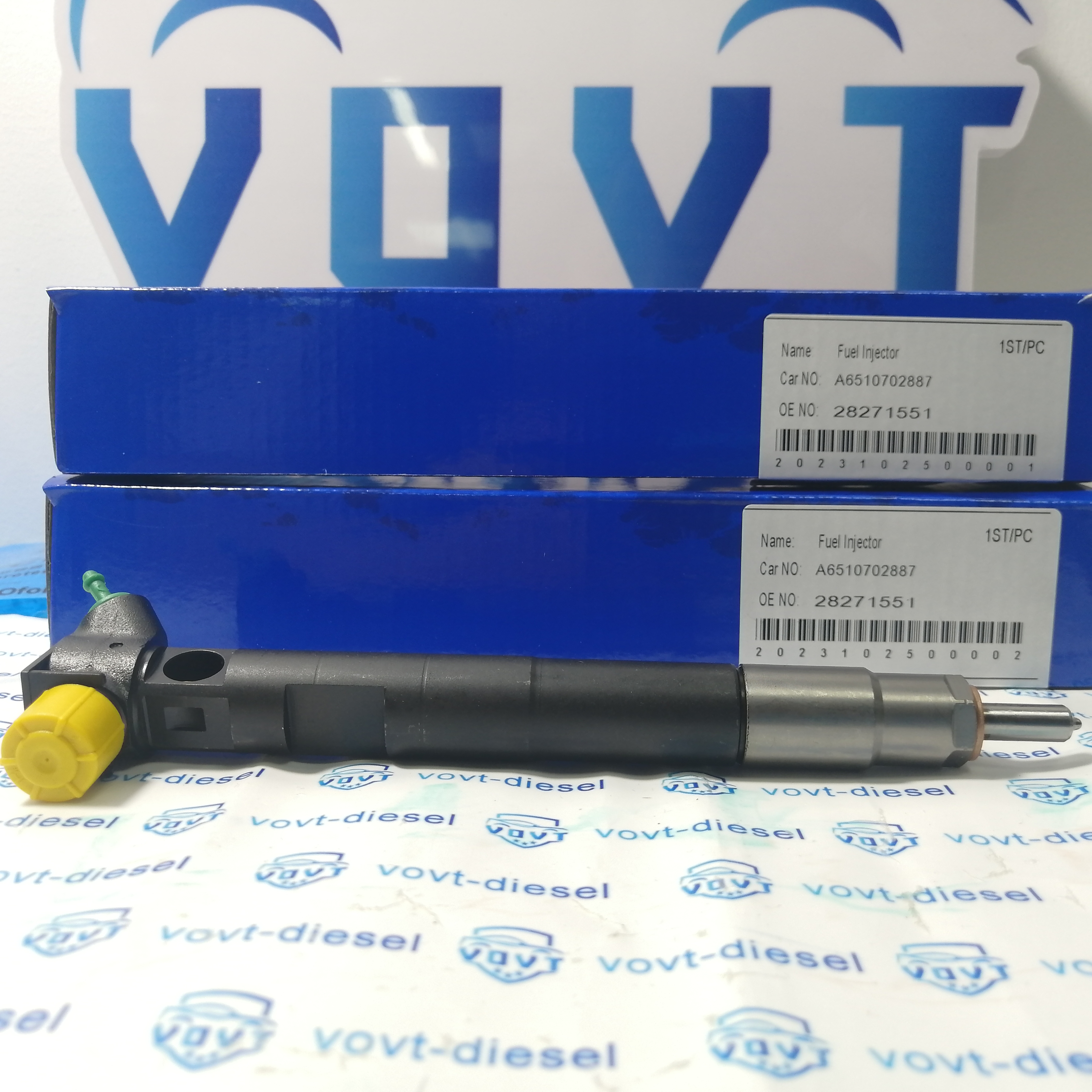 Genuine Quality New Diesel Injector A6510702887 28271551 Common Rail Injector for Delphi Auto Spare Parts