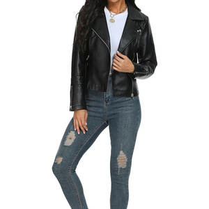 Vestes en cuir pour femmes, vestes en cuir de haute qualité, vestes de mode élégantes pour femmes, vente en ligne - Product Image 1