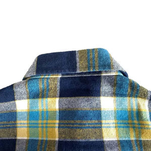 Ropa Urbana al por Mayor con Descuento, Camisas de Franela a Cuadros 100% Algodón, Etiquetas Personalizadas, Parche con Estampado Gráfico, OEM Personalizable - Product Image 4