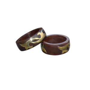 Wood Crafts Jewelry Vintage Inspired Wooden Bangles Women <b>Girl</b> Wood Bangle <b>Bracelets</b> Metal Brass Bangle - Product Image 6