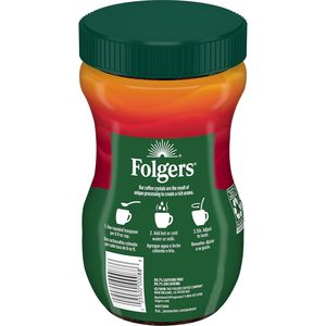 Café Instantáneo Descafeinado Clásico Folgers, 8 Onzas - Product Image 2