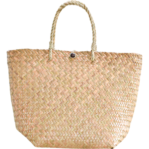 Bolsos de Jacinto de Agua Florales - Hechos a Mano en Vietnam, Cierre Abierto, Estilo Vintage Ecológico, Decoración Floral, Capacidad 3L+ - Product Image 3