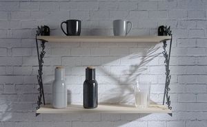 Luxurious floating wooden <b>shelf</b> wall mounted storage <b>shelves</b> for home hotels living room kitchen bathroom home decor accessories - Product Image 3