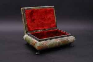 Vintage Marble Onyx Jewellery Box Handcrafted Natural Stone Keepsake Storage <b>Gift</b> Decor Organizer Home Collectible Art Displays - Product Image 3