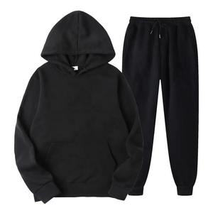 Ensemble de survêtement pour homme respirant d'hiver à capuche uni, logo personnalisé, vente en gros, vêtements de sport de haute qualité, style décontracté de rue, OEM - Product Image 4