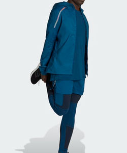 2024 logotipo personalizado hombres chaqueta pantalones cortos reflejan sudor traje verano ropa trajes Casual dos piezas hombres chándal reflectante conjuntos - Product Image 2