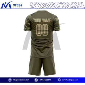 Venta al por mayor de alta calidad de los hombres de fútbol uniforme personalizado equipo de ropa deportiva transpirable con ajuste cómodo para los partidos de fútbol - Product Image 3