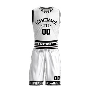 Design personnalisé 100% polyester Maillot de basket-ball réversible Uniforme de basket-ball personnalisé pour adultes - Product Image 5