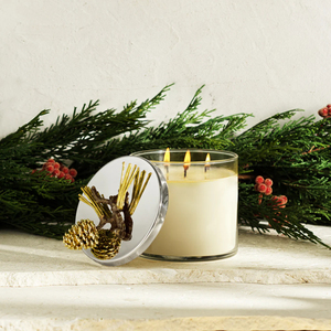 Tarro de vela de cristal de Navidad con tapa de piña contenedor de vela decoración del hogar de vacaciones recipiente de cera de soja decoración de regalo de fiesta de boda - Product Image 4