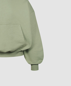 Sweat à capuche tendance double couche épais en coton coupe oversize streetwear avec logo personnalisé impression numérique respirant vente en gros OEM - Product Image 2