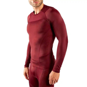 Hot Selling <b>Custom</b> Sublimated <b>Compression</b> Rash Guard Best Quality OEM <b>Design</b> latest fashion Training <b>Shirt</b> for Men - Product Image 1