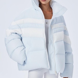Nouvelle veste matelassée pour femmes, vente en gros d'usine OEM 2025, veste matelassée d'hiver pour femmes, veste chaude pour femmes, veste en duvet d'oie - Product Image 3