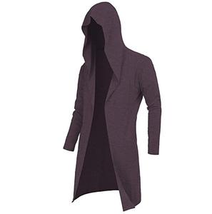 Cárdigan con capucha largo y alto alargado para hombre, Sudadera con capucha de diamantes de imitación, Unisex, personalizado, Vintage, con capucha, hombro caído, suéter de invierno, sudaderas con capucha - Product Image 5