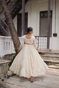 Mejor Venta de Indian Boutique Trend Setter último Navratri vestido especial exclusivo Showstopper hermosa fiesta boda desgaste mujeres - Product Image 4