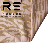 Tissu d'uniforme tactique imprimé camouflage lézard Burkina Faso NC5050, 200 g/m², nylon coton tissé pour sacs