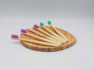 Brosse à dents en bambou naturel biodégradable 100% en gros fabriqué à partir de matériau en bambou 100% sûr pour une utilisation au Vietnam - Product Image 4