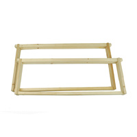 Nouvelles cadres de ruche Langstroth de taille moyenne Witbee FR-1 en bois de pin, équipement d'apiculture non assemblé, 48,3x44,8x15,9cm, garantie 2 ans
