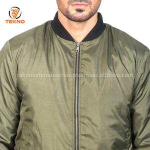 Top Trending Outwear Hip Hop Bomber Chaquetas Hombres Bomber Chaquetas Diseño superior Personalizado Invierno Casual Hombres Bomber Jacket Servicio OEM - Product Image 5