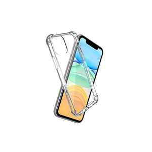 Coque de téléphone en silicone souple transparente anti-choc de luxe Netzy pour iPhone 14 - Product Image 1