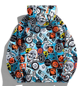 Sudadera con capucha con gráfico de invierno personalizada unisex Streetwear chaqueta con capucha ropa de abrigo de invierno de moda - Product Image 3