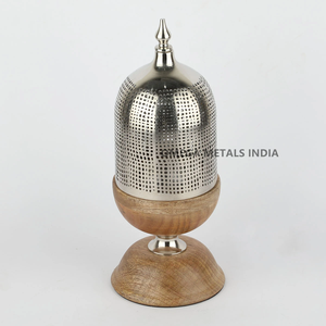 Quemador y Soporte de Incienso de Metal y Madera de Primera Calidad, Incienso Indio Ecológico Religioso - Product Image 1