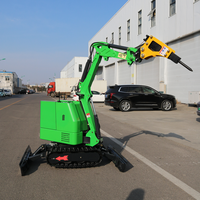 Mini-excavatrice électrique ME05 alimentée par batterie au lithium, mini-excavatrice pour fermes et vergers