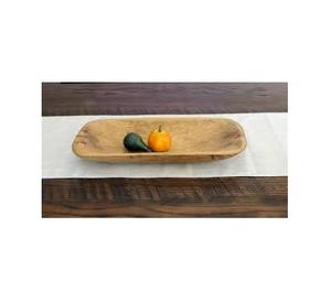 Bol à pâte en bois rustique de qualité alimentaire, fabriqué en Inde, bol à bougie en bois pour la décoration de la ferme, bol en bois non fini, qualité supérieure - Product Image 6