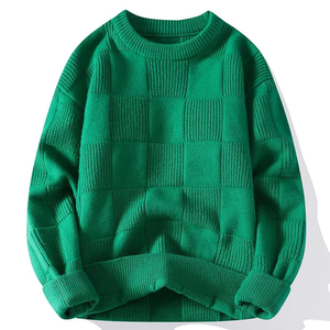 Pulls pour hommes 100 % coton respirant, vente en gros, sur mesure, OEM, couleurs personnalisées, taille, logo, haute qualité, grandes tailles, motif hiver - Product Image 2