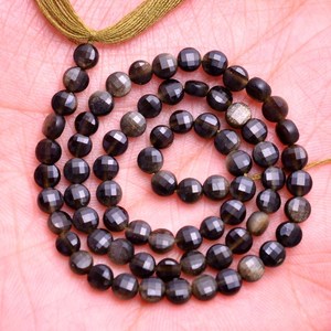 Cuentas Facetadas de Ojo de Gato Verde AAA+ de 4mm-5mm, Cuentas de Ojo de Gato Naturales Raras, Piedras Semipreciosas, Cuentas Decorativas para Joyería - Product Image 5