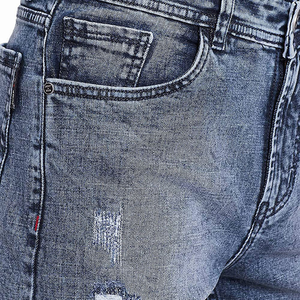 Shorts de Mezclilla para Hombre, Estilo Urbano, Tela Elástica de Alta Durabilidad, Suministro al por Mayor en EE. UU., Shorts de Mezclilla con Diseño de Diseñador - Product Image 5