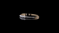 Bracelet pour femme GHLAM JEWEL, plaqué or 14 carats, certifié IGI, diamants fantaisie de laboratoire taille marquise, cadeau de mariage ou de fête