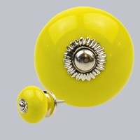 Boutons de poignée en céramique faits à la main quincaillerie de luxe indienne poignées boutons décoratifs pour tiroir et armoires