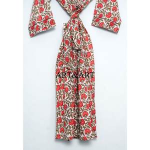 Albornoz Maxi de Algodón Europeo para Mujer, Kimono Casual con Estampado Floral, Cardigan de Lujo Boho para Otoño y Verano, Ropa de Dormir - Product Image 5