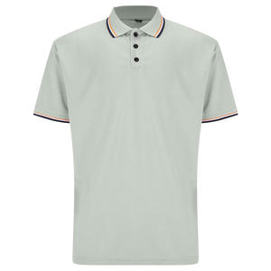 Polos personnalisés à manches courtes pour hommes avec étiquette brodée personnalisée et impression de logo pour le travail ou les vêtements de sport - Product Image 1