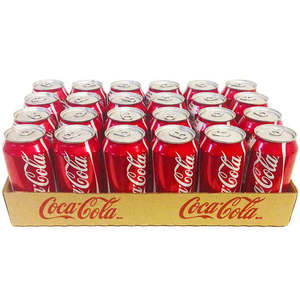 Coca Cola 330ml x 24 Latas Origen Francia/Coca Cola 330ML/Refrescos Coca Cola Económicos en Venta en Todo el Mundo - Product Image 1