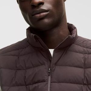 <b>Puffer</b> <b>Vest</b> Hip Hop Winter Autumn <b>Jacket</b> Solid Canvas Breathable Zipper Outerwear - Product Image 3